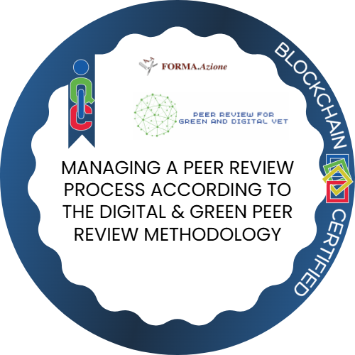 MANAGING A PEER REVIEW PROCESS ACCORDING TO THE DIGITAL & GREEN PEER REVIEW METHODOLOGY